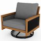 Agio Cove 5-Piece Patio Conversation Set in Charcoal, , large