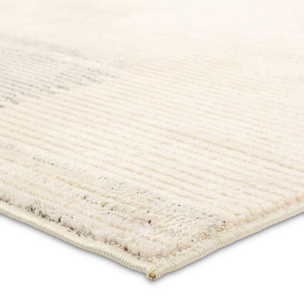Jaipur Ziyad Ares 5&#39; x 8&#39; Whitecap Gray, Rainy Day, White Swan and Fallen Rock Area Rug, , large
