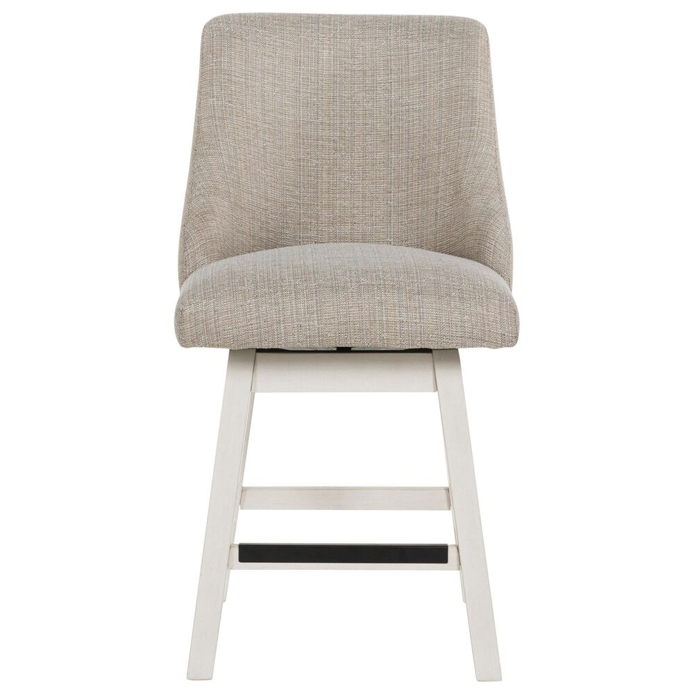 Ashley Robbinsdale Swivel Bar Stool in Antique White, , large