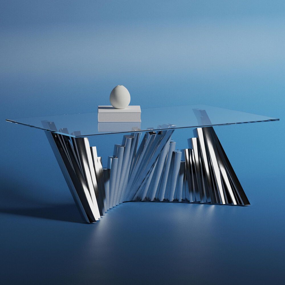 Safavieh Ionna Coffee Table in Silver, , large
