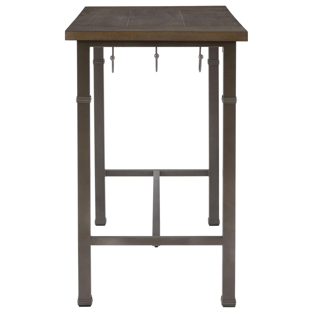 Linon Home Decor Austin 3-Piece Pub Set in Pewter and Grey Wash, , large