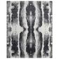 Feizy Coda 8930F 3"6" x 5"6" Black and White Area Rug, , large