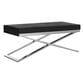 Safavieh Fox Acra Bench with Silver Leg in Black, , large