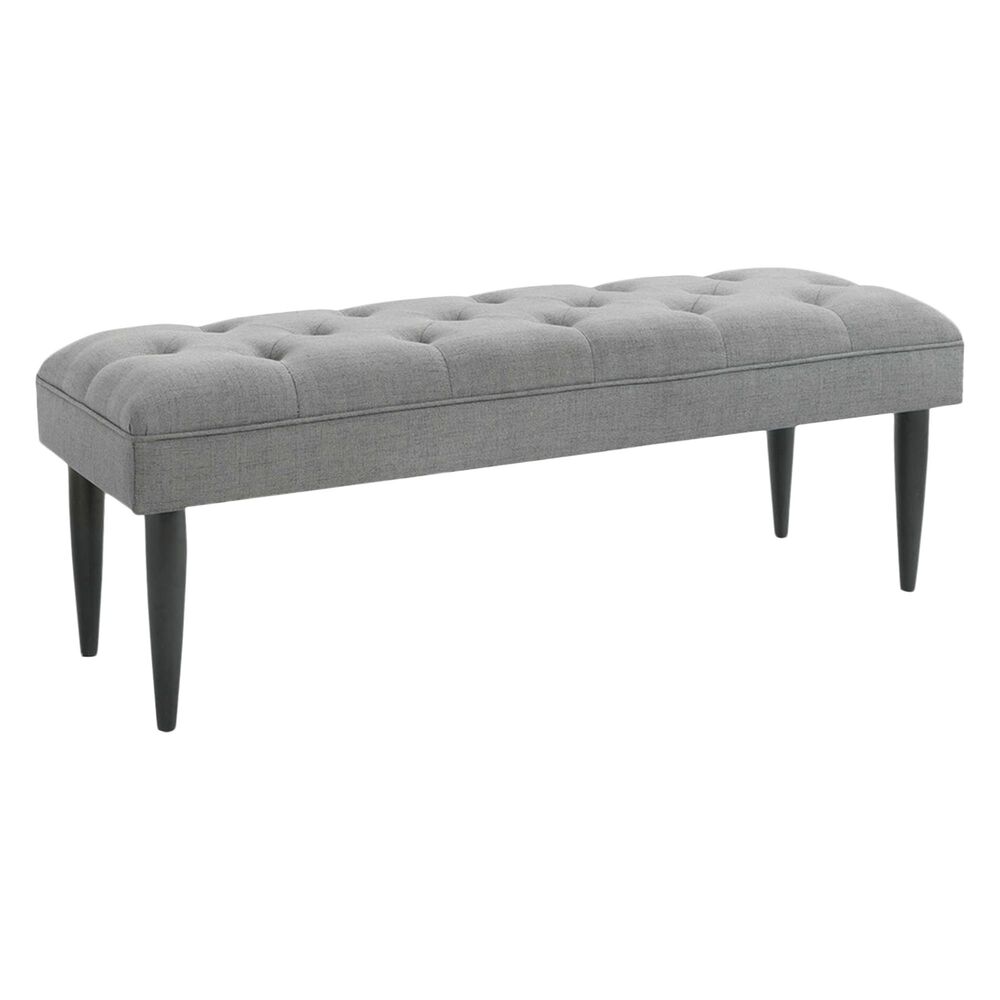 Mayberry Hill Deegan Bench in Westin Charcoal, , large