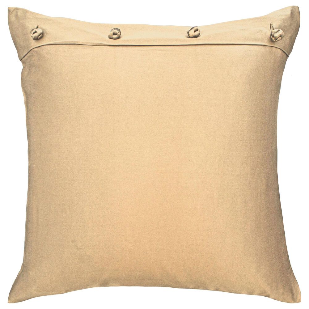 Ann Gish Charmeuse 20" x 20" Throw Pillow in Sand, , large