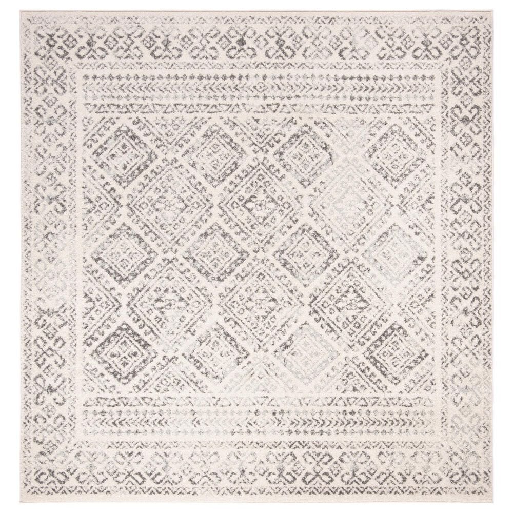 Safavieh Tulum TUL264A 6"7" Square Ivory and Grey Area Rug, , large