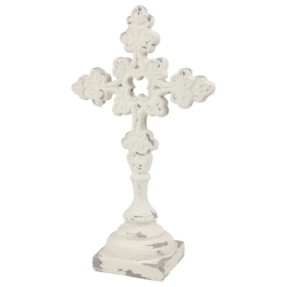 Maple and Jade 15" x 28" Vintage Fiberglass Sculpture in White, , large