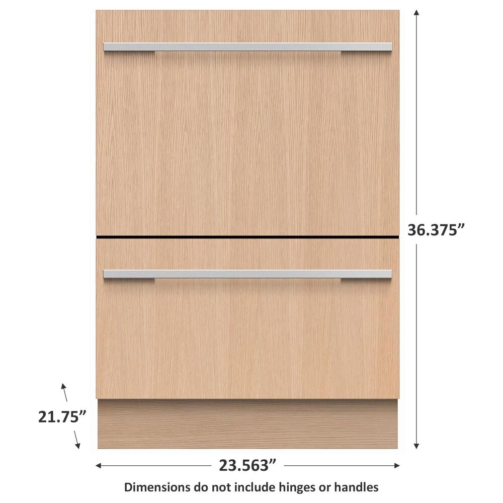 Fisher &amp; Paykel 14 Place Setting Double DishDrawer Built-In Dishwasher - Panel Sold Separately, , large