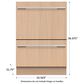 Fisher & Paykel 14 Place Setting Double DishDrawer Built-In Dishwasher - Panel Sold Separately, , large