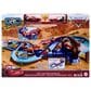 Disney Global Racers Cup Jumping Raceway Track Set with 2 Toy Vehicles in Multicolor, , large