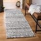 Safavieh Micro-Loop MLP228A 2"3" x 7" Ivory and Black Runner, , large