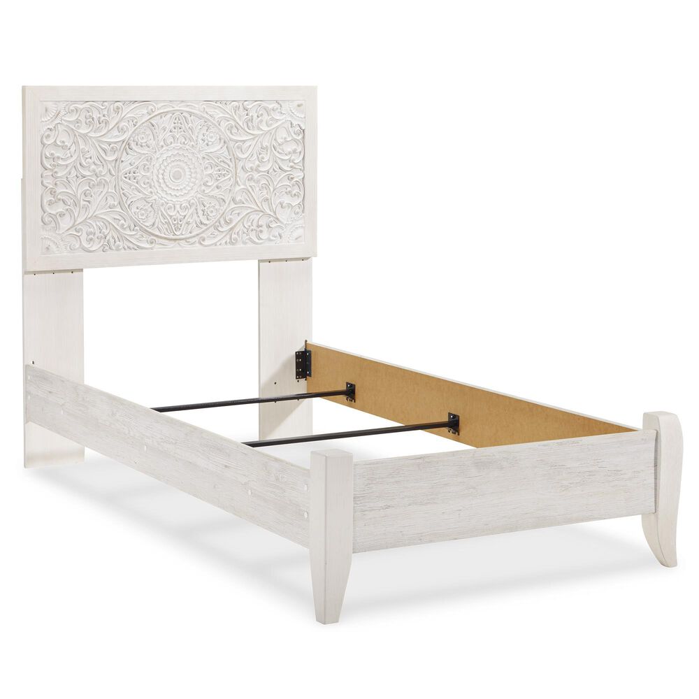 Ashley Paxberry 5-Piece Twin Bedroom Set in Whitewash, , large