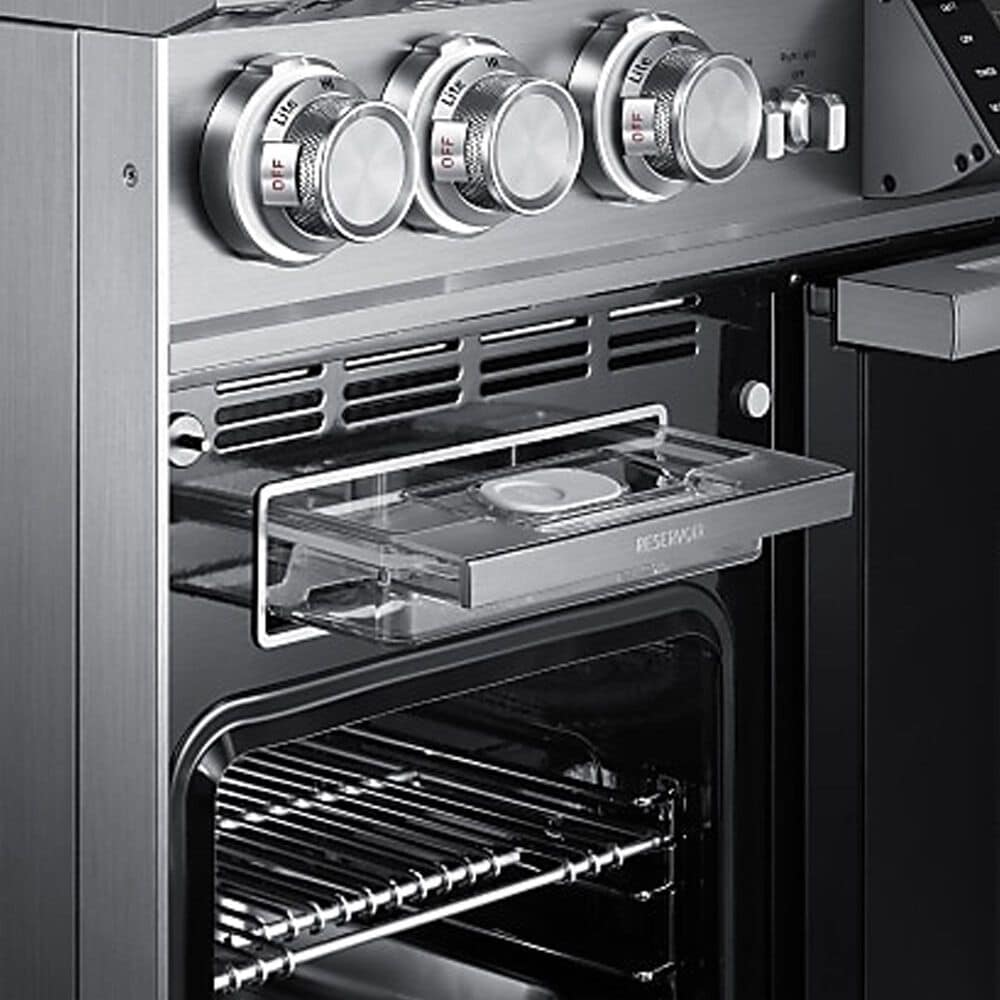 Dacor 48" Professional Dual Fuel Range in Silver Stainless Steel, , large
