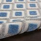 Nourison Aloha ALH26 2"3" x 10" Blue and Grey Indoor/Outdoor Runner, , large