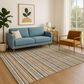 Dalyn Rug Company Soft Essentials Striped Earth 9" x 12" Indoor/Outdoor Area Rug, , large