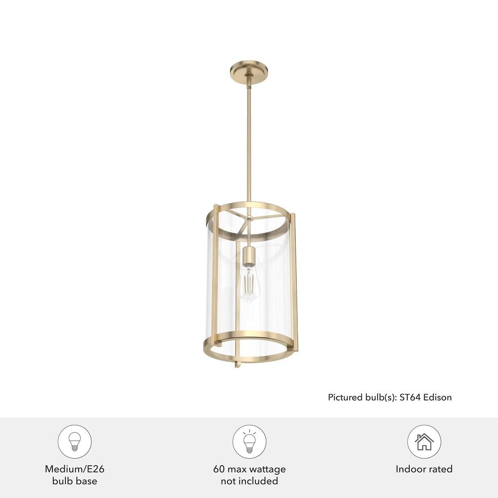 Hunter Astwood 1-Light Pendant in Alturas Gold, , large