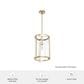 Hunter Astwood 1-Light Pendant in Alturas Gold, , large