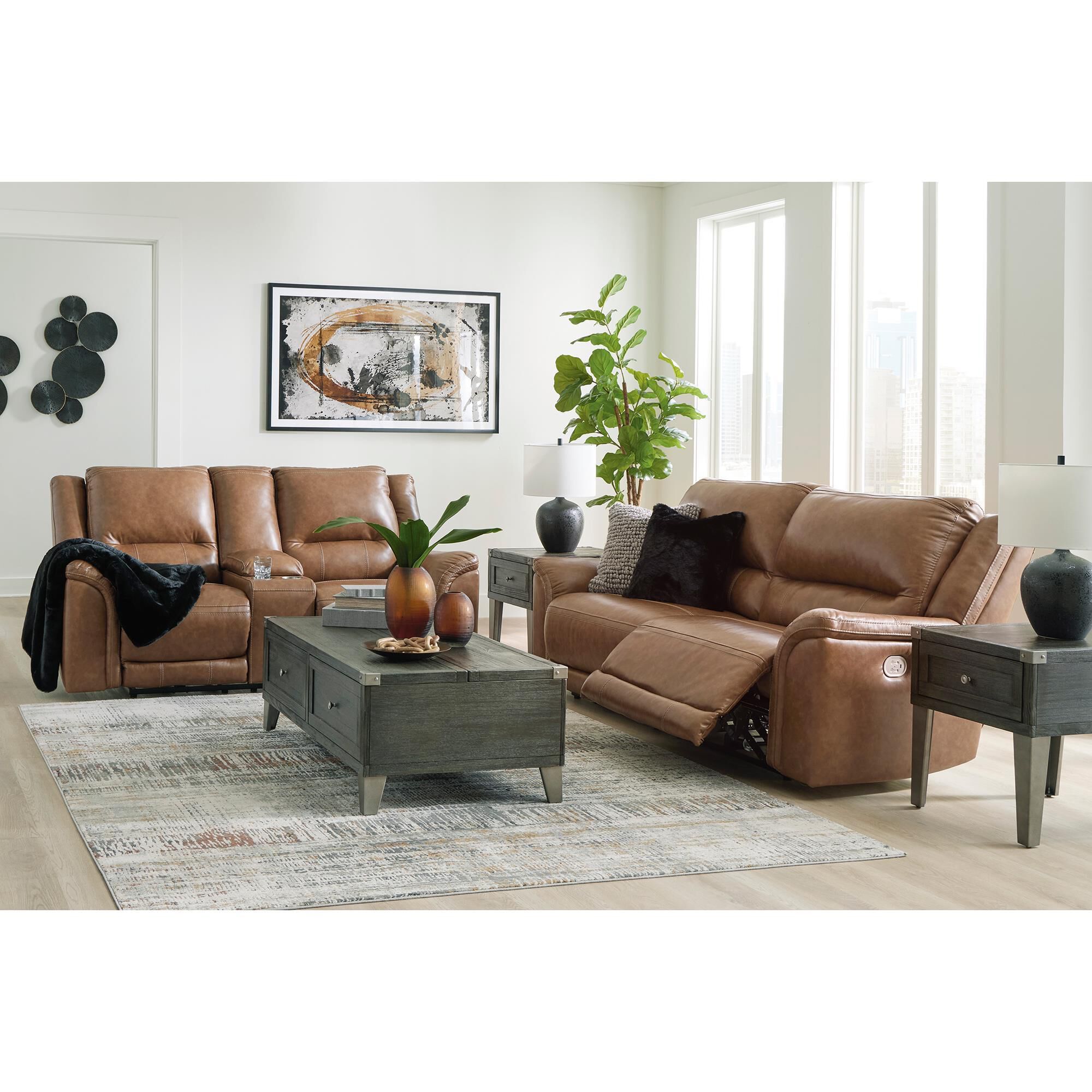 Catanzaro power reclining cheap sofa set