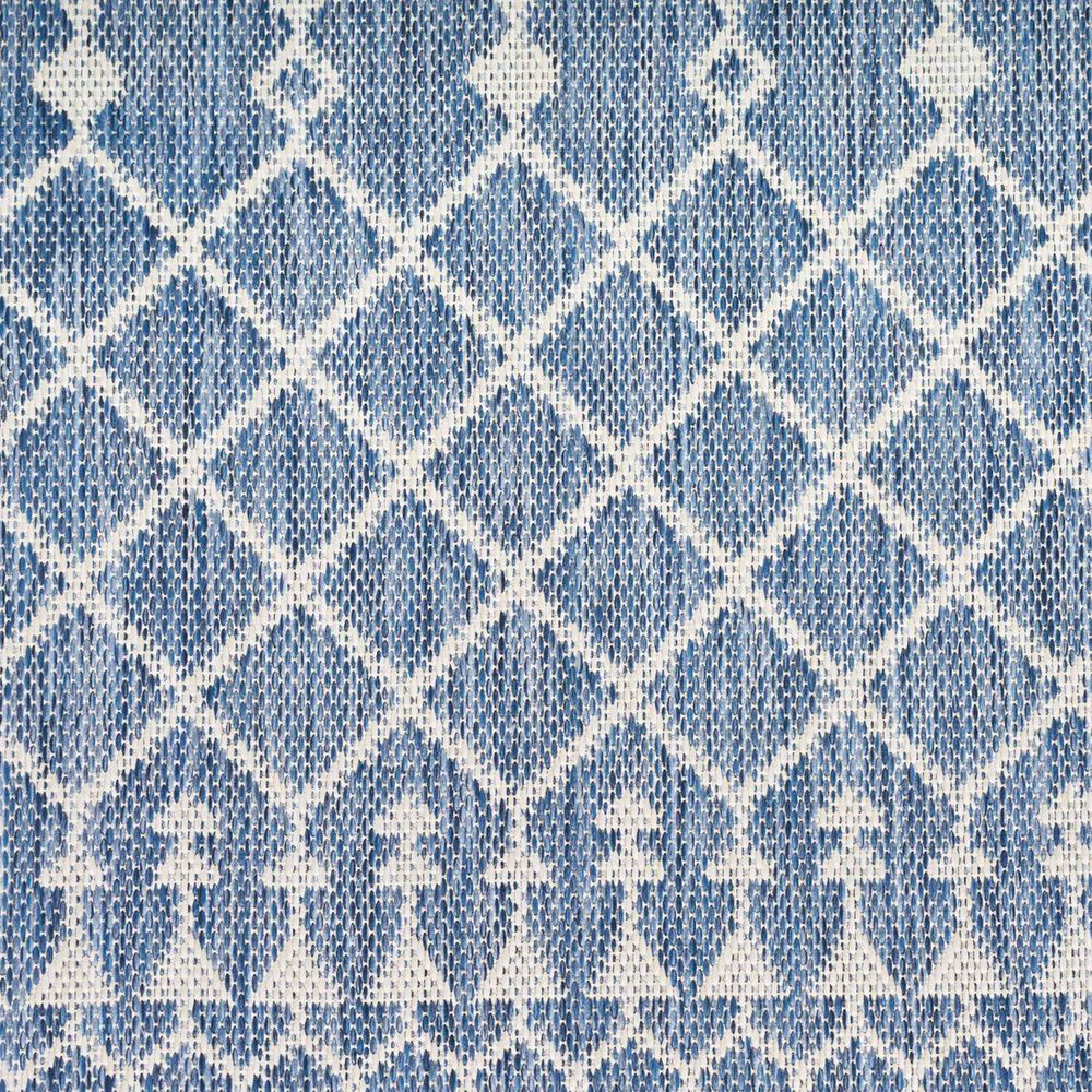 Nourison Positano Southwestern Navy Blue 6&#39; x 9&#39; Indoor/Outdoor Area Rug, , large