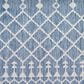 Nourison Positano Southwestern Navy Blue 6" x 9" Indoor/Outdoor Area Rug, , large
