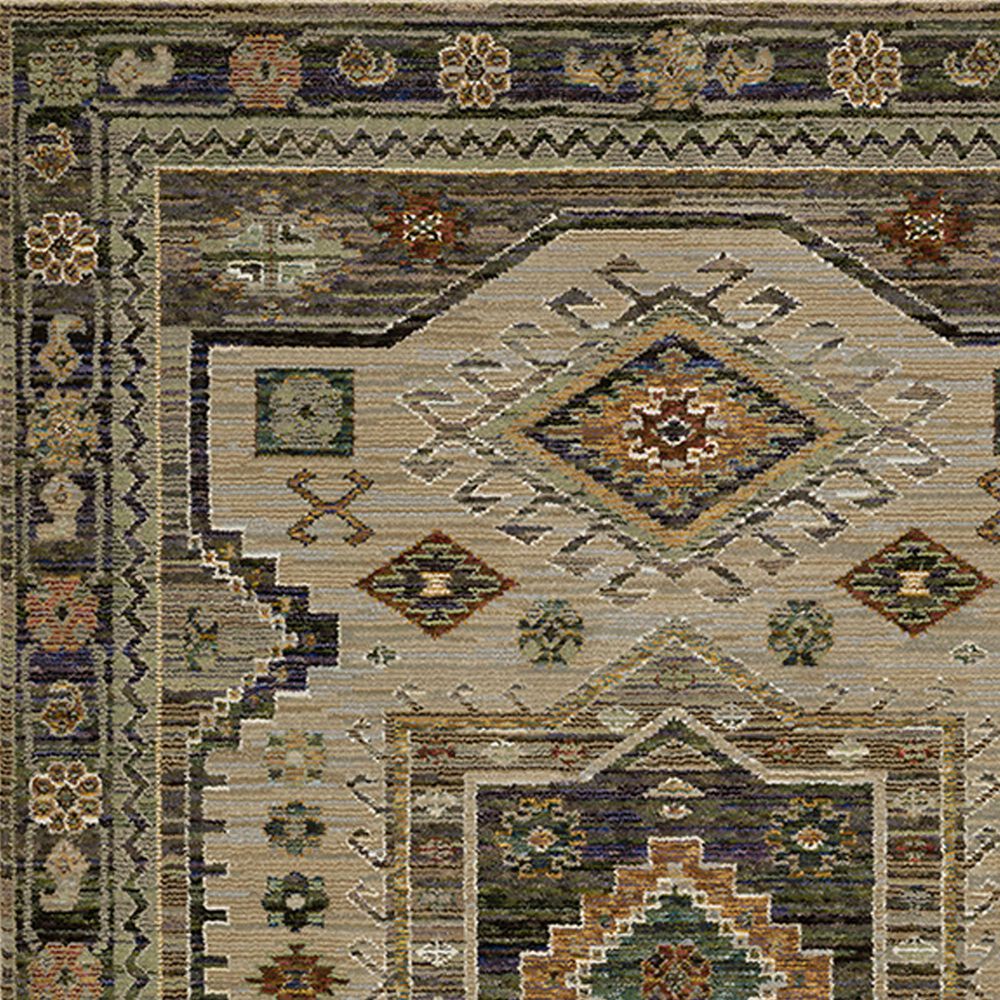 Oriental Weavers Andorra 10&#39; x 13&#39;2&quot; Green and Multicolor Area Rug, , large