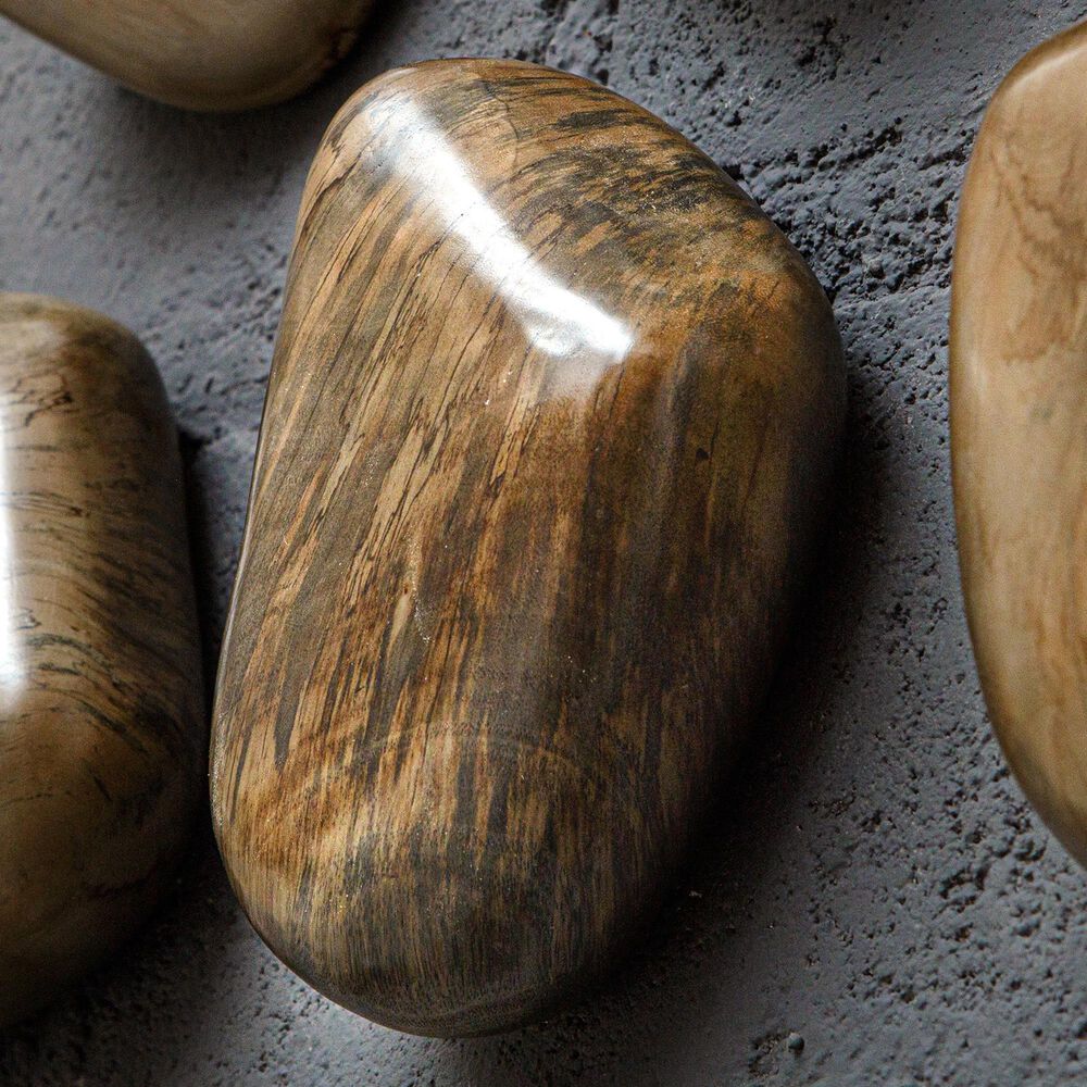 Uttermost Pebbles 5&quot; x 6&quot; Wood Wall Decor in Walnut Brown &#40;Set of 9&#41;, , large