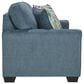 Ashley 7-Piece Living Room Set in Blue, , large