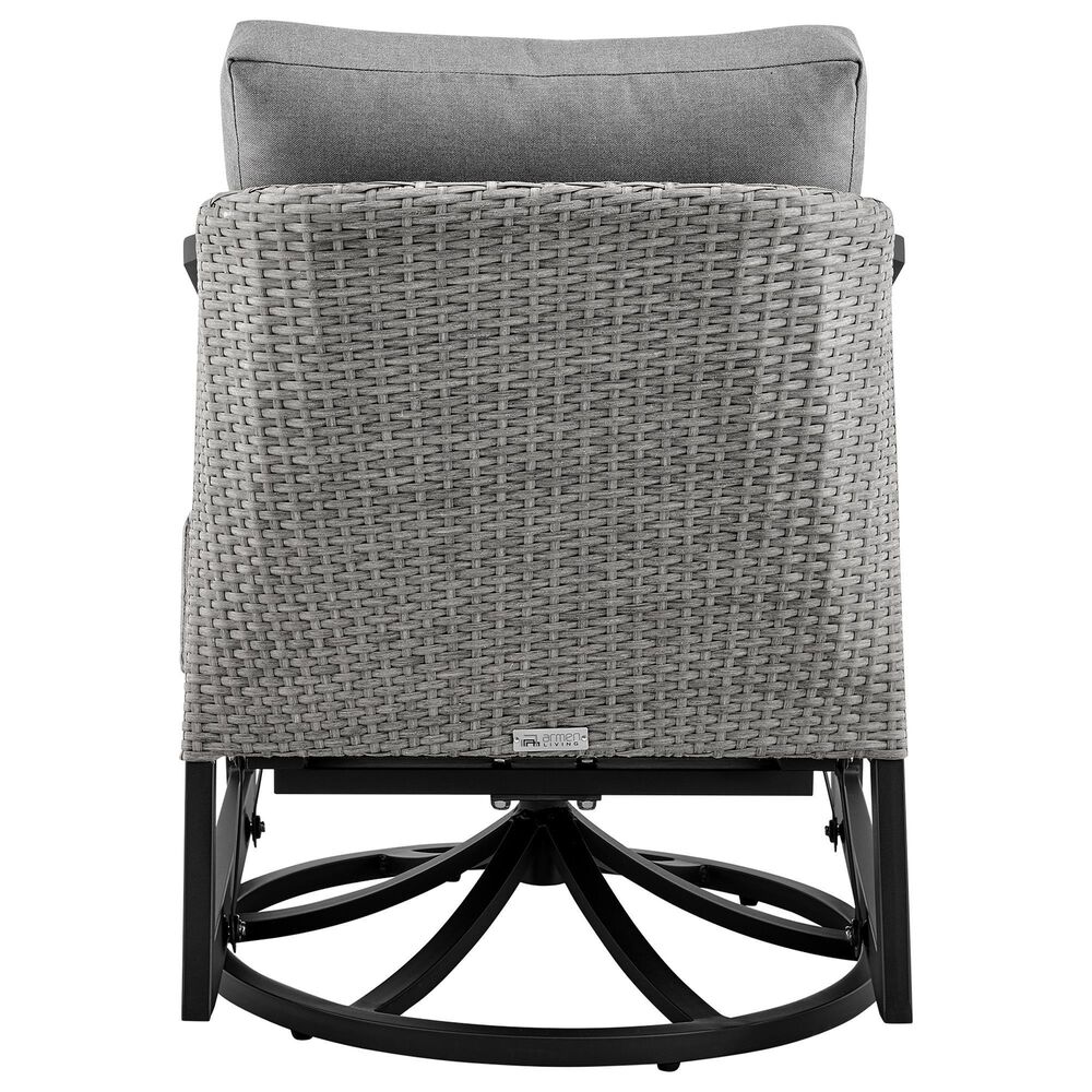 Blue River Aileen 3-Piece Patio Swivel Seating Set in Black and Grey, , large