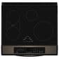 Whirlpool 2-Piece Kitchen Package with Black Stainless 6.4 Cu. Ft. Induction Range and Fingerprint Resistant Stainless Steel 1.1 Cu. Ft. Flush Mount Microwave, , large