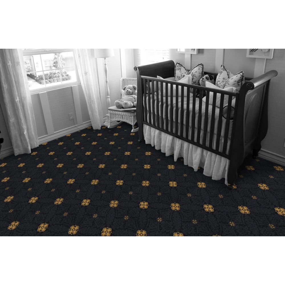 Milliken Brand Code Fort Wood Rough Rider Carpet in Black, , large
