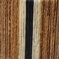 Maple and Jade Banana Leaf Drum Linear Wrapped End Table in Cream and Black, , large