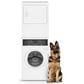 Speed Queen 3.5 Cu. Ft. Washer and 7.0 Cu. Ft. Gas Dryer Stack Laundry in White, , large