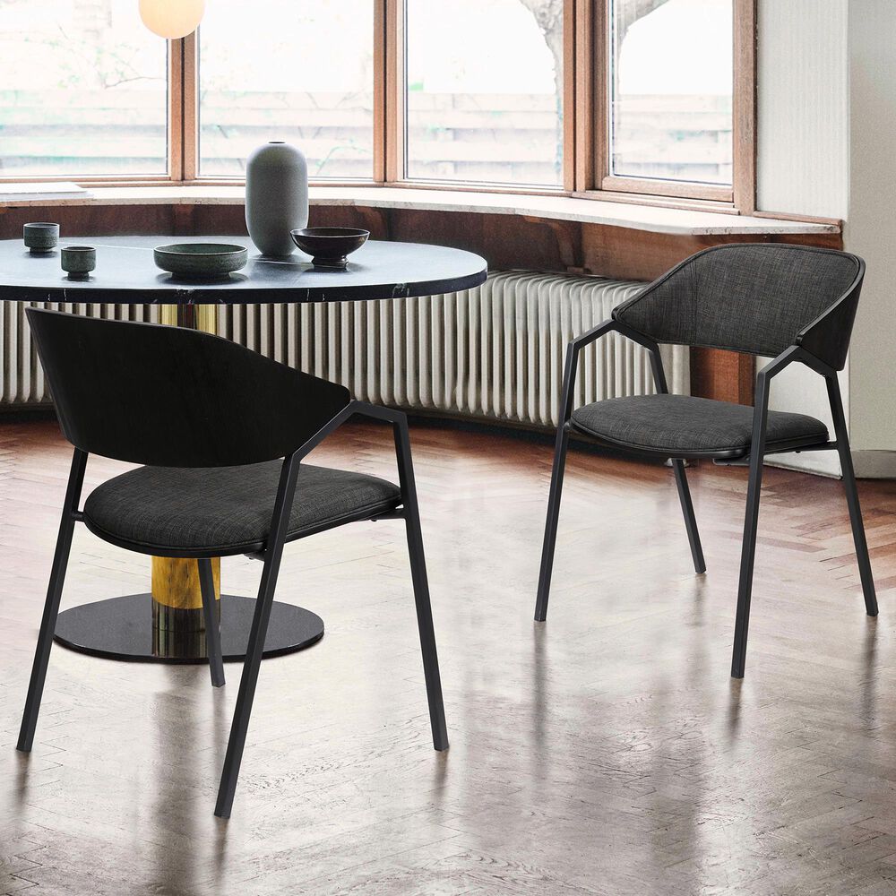 Blue River Austin Dining Chair in Black (Set of 2), , large