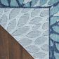 Nourison Garden Oasis GOA06 Navy 8" x 10" Indoor/Outdoor Area Rug, , large