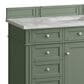 James Martin Vanities Brittany 48" Single Bathroom Vanity in Smokey Celadon with 3 cm Eternal Jasmine Pearl Silestone Top, Rectangular Sink and FreePower Wireless Charger, , large