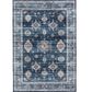 Central Oriental Rugease Raquel Navy and Light Blue 5" x 7" Area Rug, , large