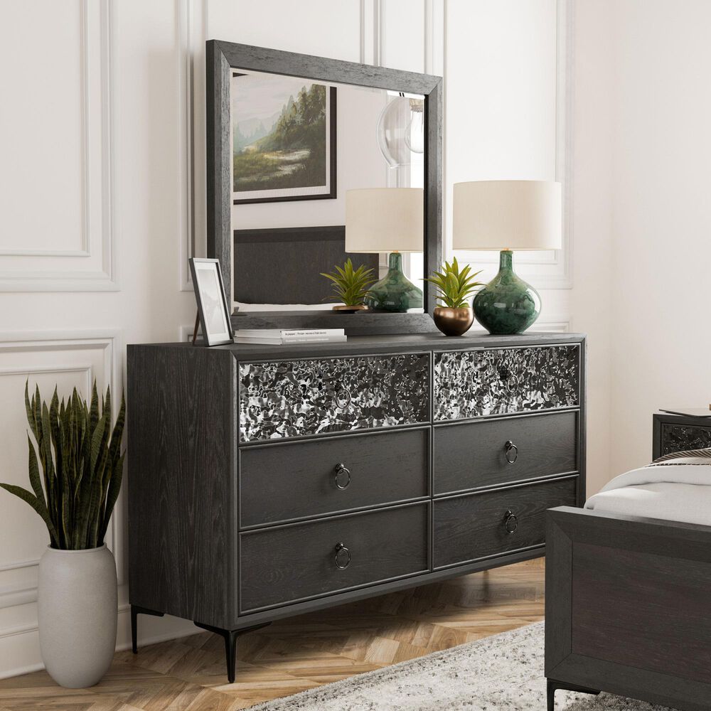 Furniture of America Bashford 6-Drawer Dresser in Espresso, , large