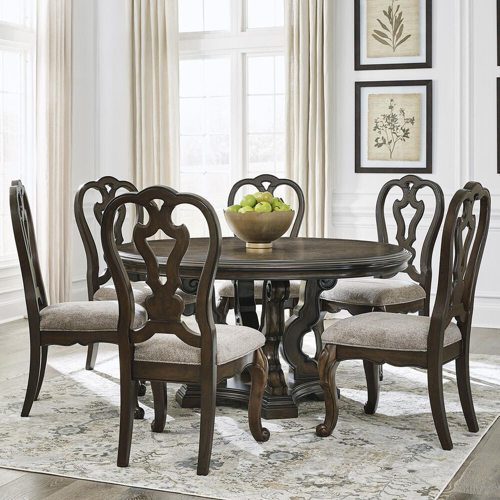 Millenium Maylee 7-Piece Dining Set in Dark Brown, , large