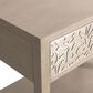 Bernhardt Cornelia Nightstand in Nebbia and Glazed Stainless Steel, , large