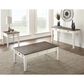 Steve Silver Carlie 24" End Table in Dark Oak and White, , large