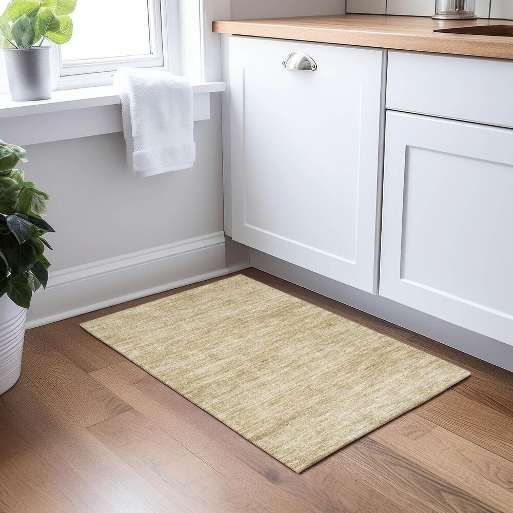 Dalyn Rug Company Burano BU3 1&#39;8&quot; x 2&#39;6&quot; Wheat Indoor/Outdoor Area Rug, , large