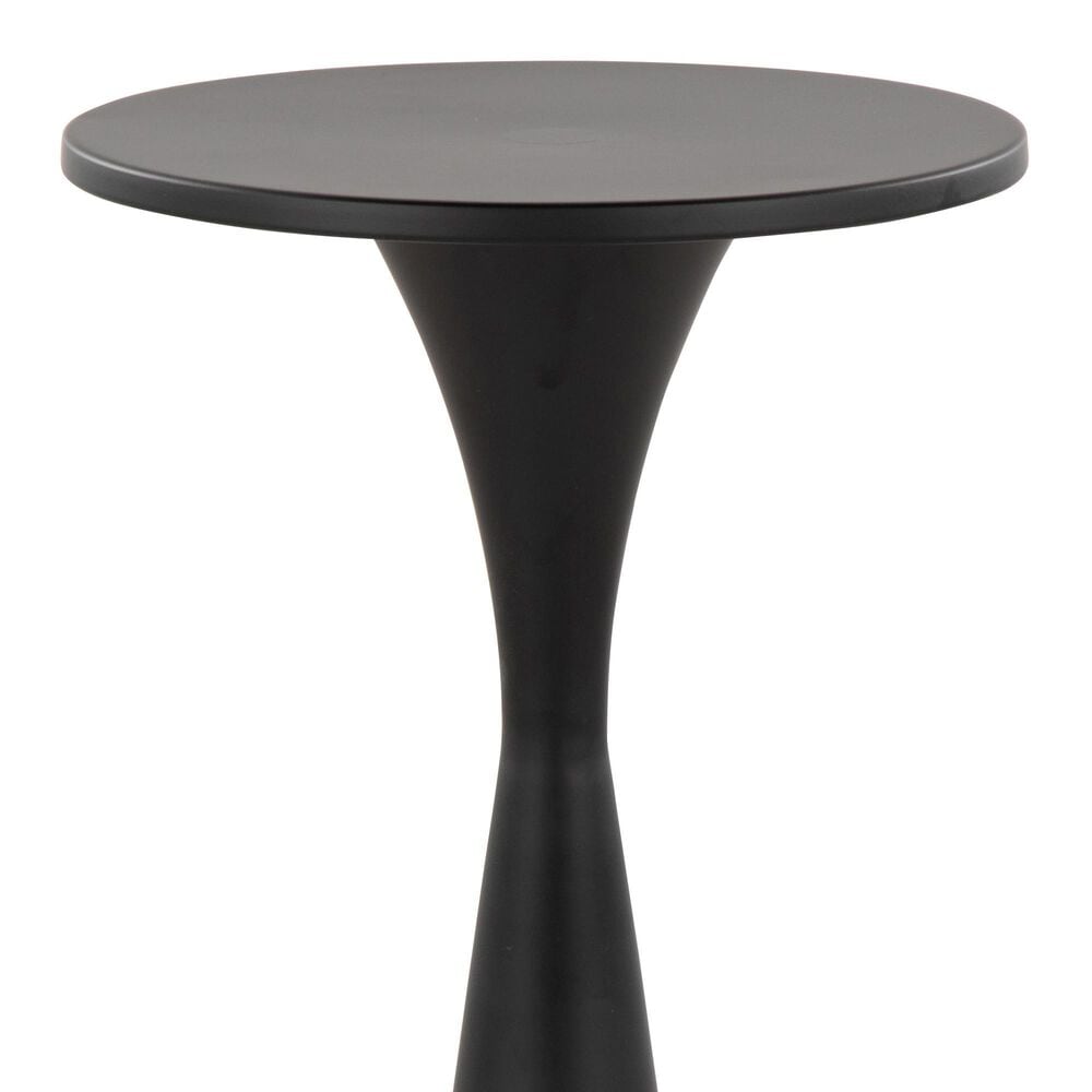 Lumisource Gemma 22" Side Table in Matte Black, , large