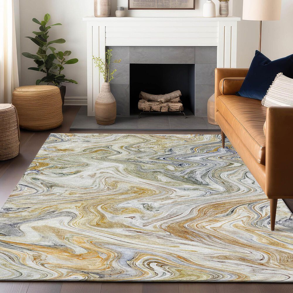 Dalyn Rug Company Ravenna RN8 8&#39; x 10&#39; Linen Area Rug, , large