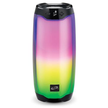 iLive Bluetooth LED Light Effects Party Speaker in Black, , large