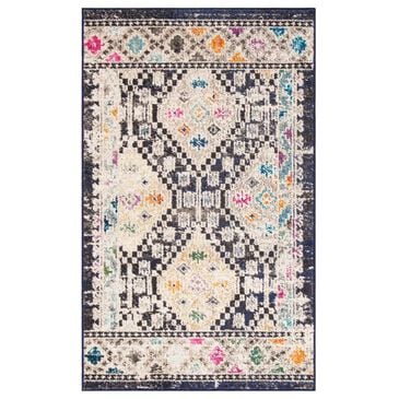 Safavieh Madison MAD418Z 4" x 6" Black and Yellow Area Rug, , large