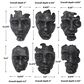 Uttermost Self-Portrait 14" x 10" Wall Decor in Gray (Set of 6), , large