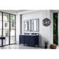 James Martin Vanities Brittany 60" Double Bathroom Vanity in Victory Blue with 3 cm Eternal Jasmine Pearl Quartz Top, , large
