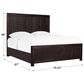 Hooker Furniture Driftwood King Panel Bed in Burnt Timber, , large