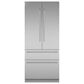 Thermador 18.9 Cu. Ft. 36"" Built-in French Door Bottom Freezer Refrigerator with Masterpiece Handle in Stainless Steel, , large
