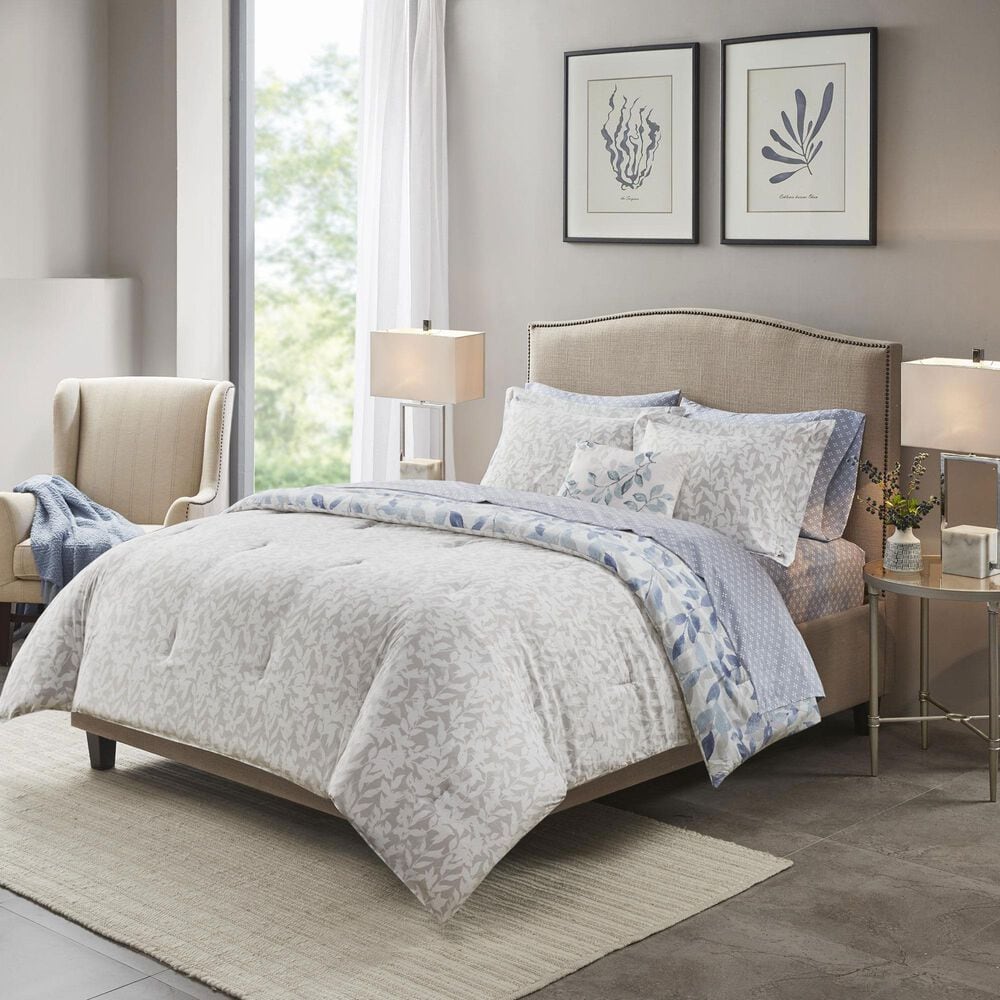 Hampton Park Sofia 8-Piece King Comforter Set in Blue, , large